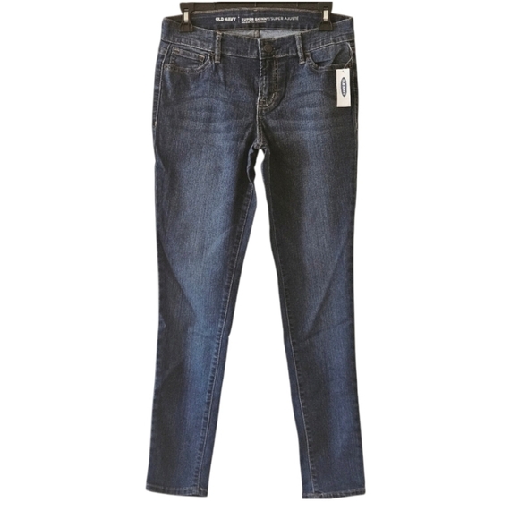 78 OLD NAVY MID-RISE SUPER SKINNY JEANS WOMEN'S SIZE 6P - Picture 2 of 8